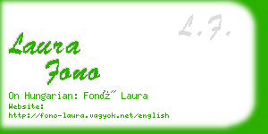 laura fono business card
